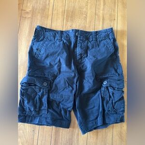 Men’s black AERO cargo shorts - 30 waist